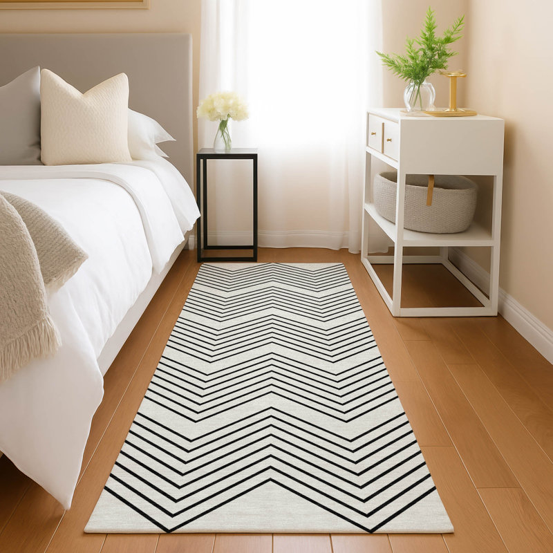 Machine Washable Indoor/Outdoor Chantille ACN2390 Geometric Rug, Runner 2'3" x 7'6"