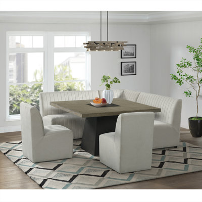 Rizzo 7 - Person Breakfast Nook Dining Set