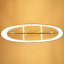 Lustre tambour 4 lumières 34,65 po Golden-327848827-328334622