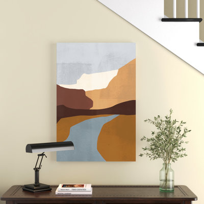 " Sedona Colorblock IV " by Victoria Borges Painting Print
