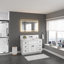 Miroirs de salle de bain 40 * 24 po, miroir de maquillage à intensité variable pour mur, rétroéclairé et incassable, antibuée (horizontal / vertical)-591783961-591783963