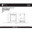 Ensemble de meuble-lavabo simple 24 po 24 po-67457269-67457268