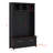 Versatile 4-in-1 Hall Tree with 6 Golden Hooks, Wood Grain Bench with Multiple Storage Space-505415948