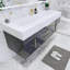 Ensemble de meuble-lavabo mural simple 59 po Glasgow-1247760223