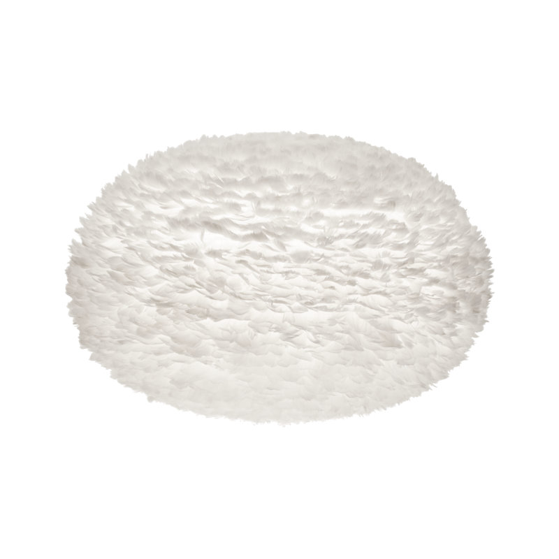 Abat-jour fantaisie 1 lumière Eos, Blanc, H 27,60 po x l 43,30 po
