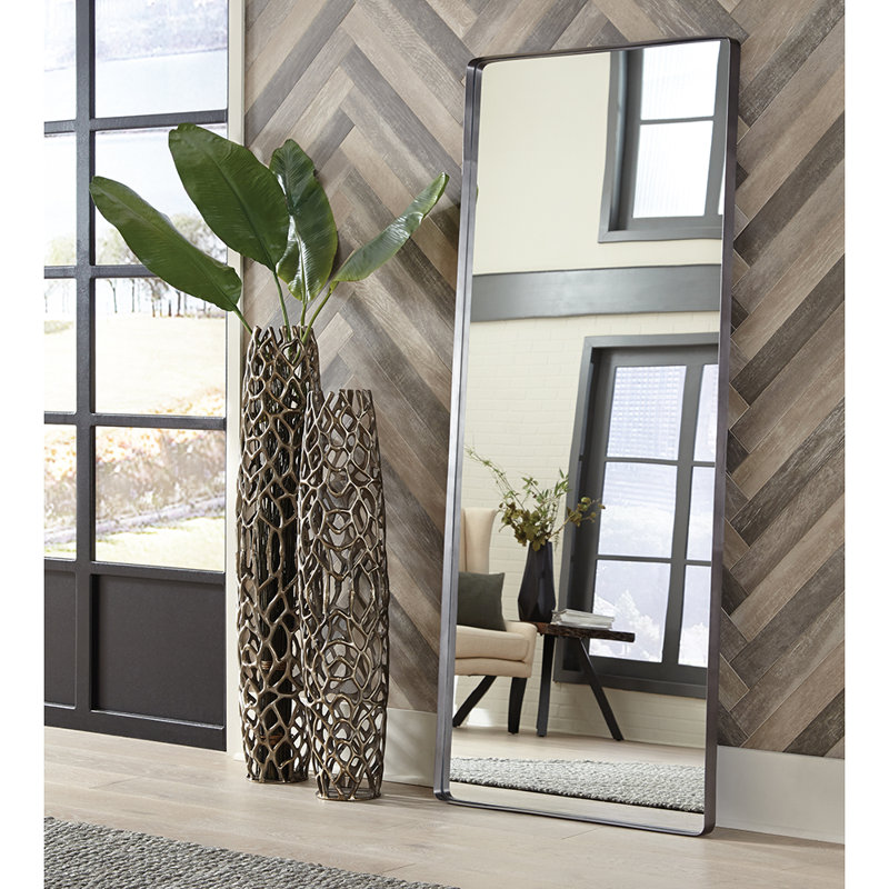 Fluker Aluminum Floor Vase, 41" H x 9" W x 9" D