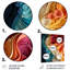 Rainbow Reverie Collages I - Art mural abstrait en métal-1599796335