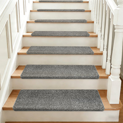 Monterey Non-Slip Bullnose Stair Tread Set of 16