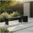 Dune Rounded Bench - Black