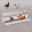 Métal 22 lb Mangeoire à poulet
