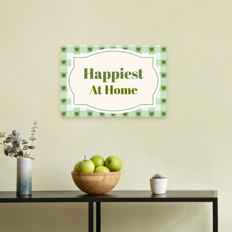 «Happest At Home Classic Elegant Peaceful Architecture», art mural