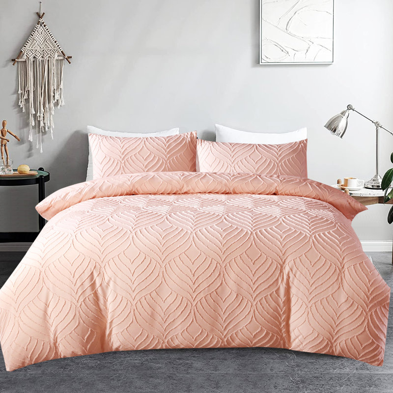 [EU ONLY] Duvet Cover Set with Pillowcases, Pink, Kingsize