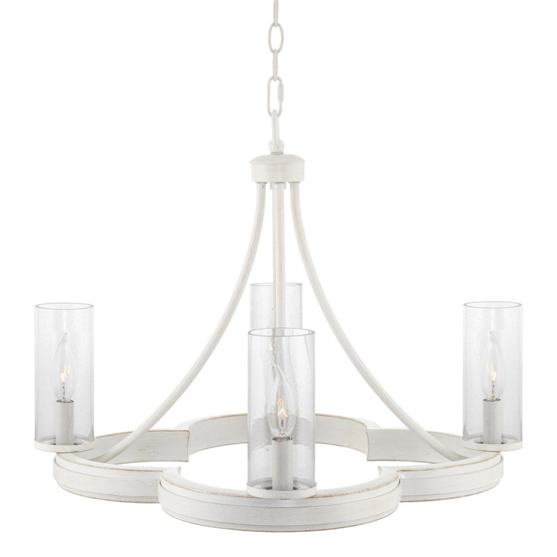 Lustre cylindrique unique à 4 lumières Friese