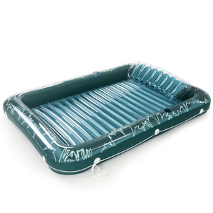 Sunrio Inflatable Tanning Pool Lounger,Clear Orange