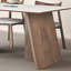 Antibacterial stone slab, with solid wood legs-1122063872