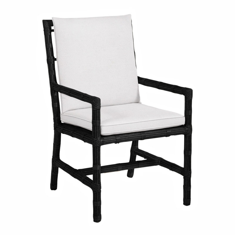 Fauteuil Newport tissé - Onyx, Welt, Lin neige, Onyx