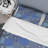 White Patchwork Polyester Abstract Duvet Cover-1816734994