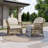 Kyla Lindenwold 2-Pack Wicker Patio Single Sofas With Beige Cushions