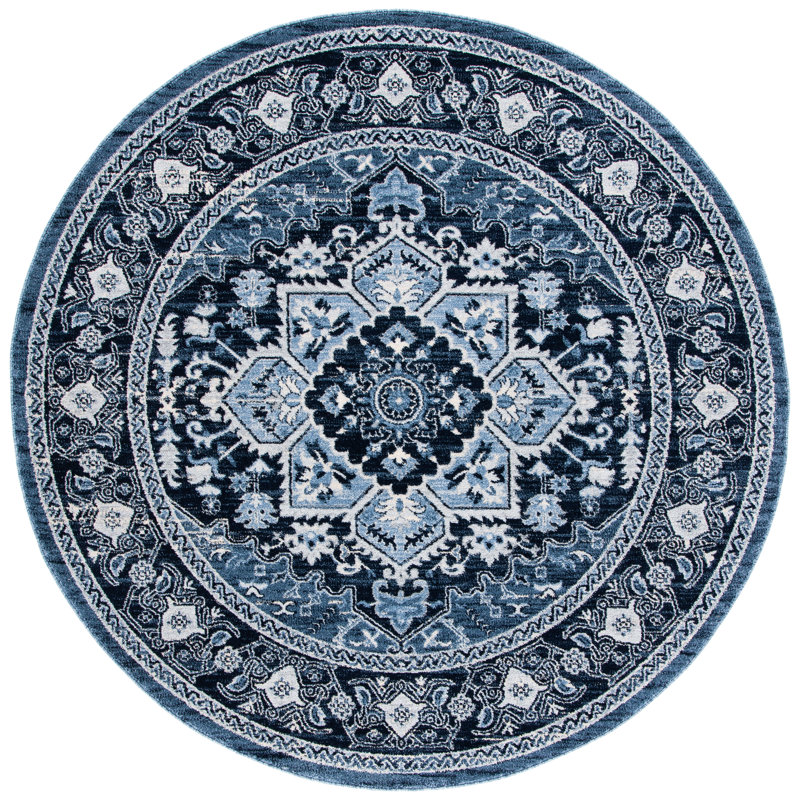 Cestina Performance Oriental Rug, Round 6'7"