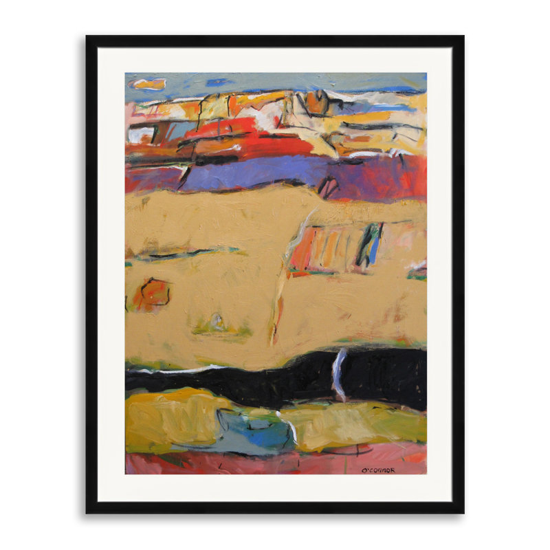 Tequila Sunrise Print by William O'Connor, 31.2" H x 25.2" W, Black Framed Paper