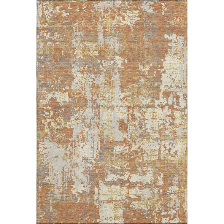 Premium Machine Washable Mayfield AMF1008 Abstract Rug