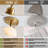 Mid Century Pendant Lamp Gold Nordic