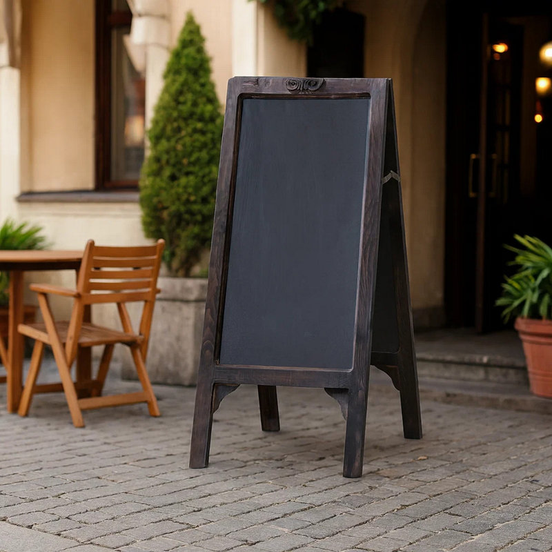 Free-Standing Chalkboard, 25.2" x 19.7"