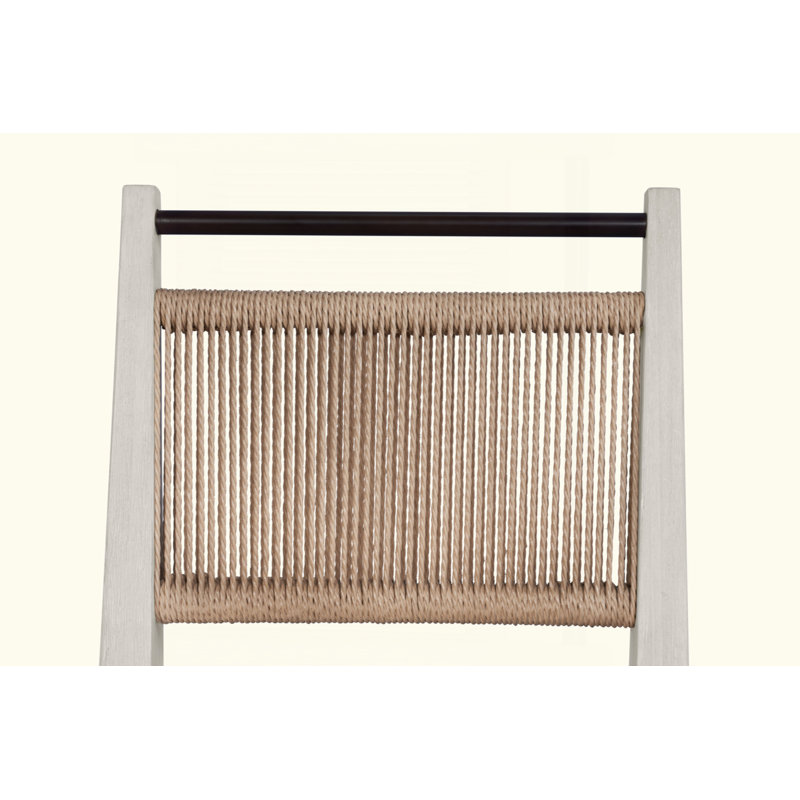 Chaise à dossier en corde, Beige