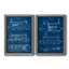 «Locomotive Blueprint I», ensemble de 2 impressions encadrées sur toile-812499570-812499580
