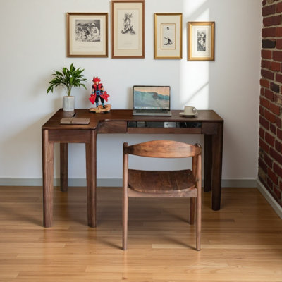 L-shaped household desk and chair set