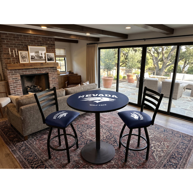 Tabouret de bar pivotant 30 po NCAA, Nevada Wolf Pack