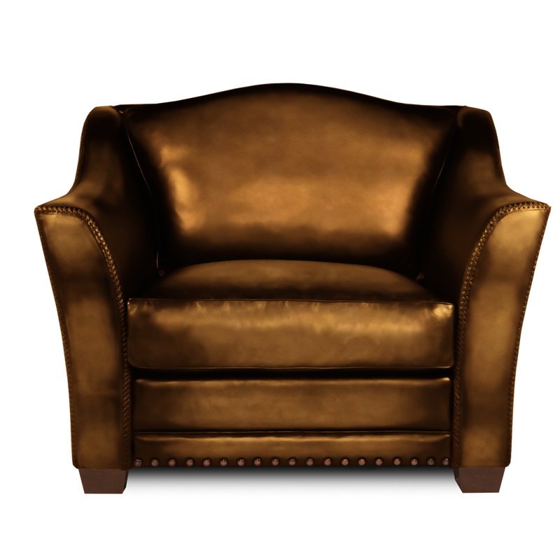 Basilica Leather Chair And A Half, Polo (Maestro Artisano), No, Espresso