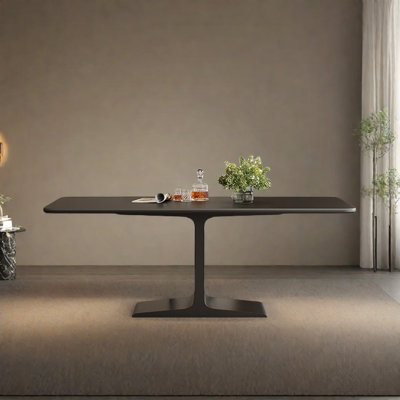 black slate dining table