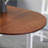 Dining Table, 55'' Drop Leaf Small Space Kitchen Table | Brown | Pine