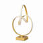 Lampe de table moderne abstraite 19 "en or mat