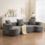 Canapé moderne en velours côtelé avec 3 coussins Modern-1267141835