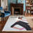 Chic Haute Couture Magazine Cover Area Rug