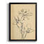 «Magnolia S croquis II», reproduction encadrée de qualité supérieure - prête à être accrochée-88285328-88285331