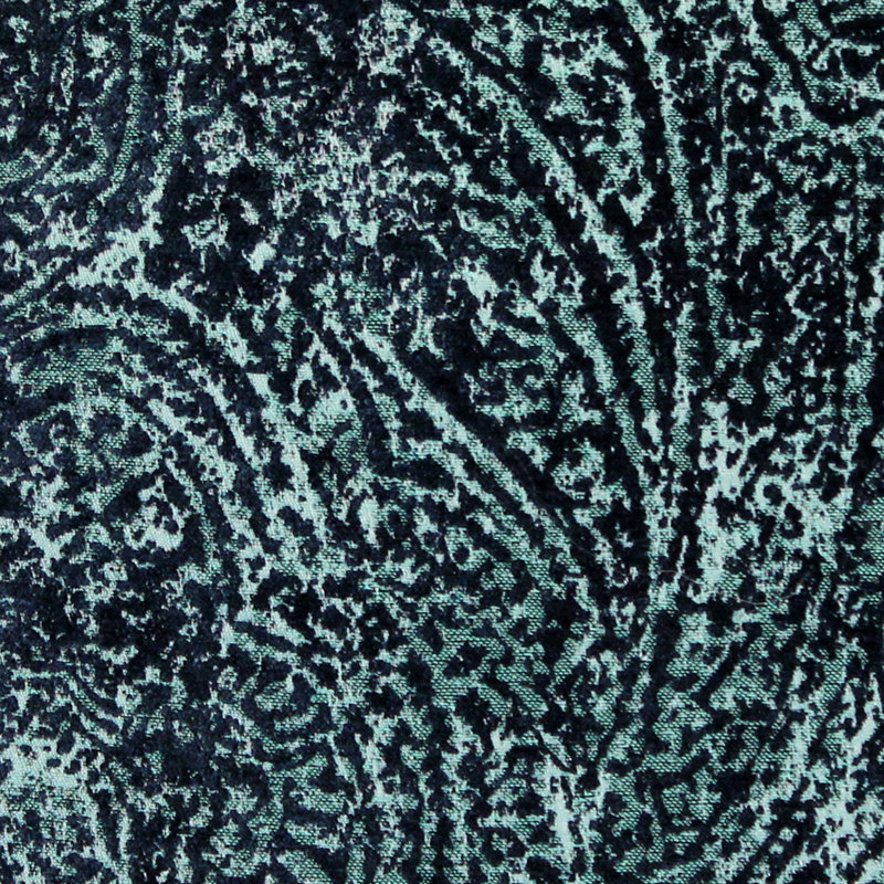 Coussin Visconti, Bleu, 17 po x 17 po