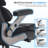 Maurica Big/Tall Ergonomic Office Chair 500lbs, Home Office Chair with Adjustable Armrests and Backrest-428077885