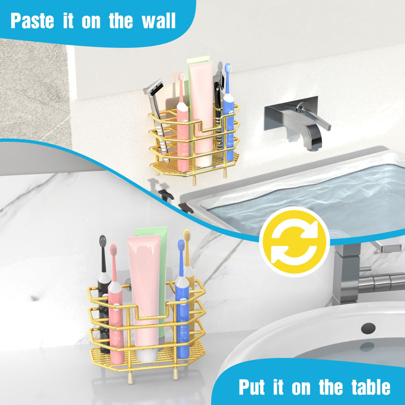 Neige Adhesive Stainless Steel Shower Caddy