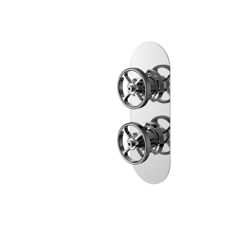 Industrial Valves Double Concealed Shower Valve