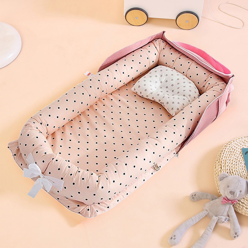 Lit pour chien Creative Creative Bed, Rose/Blanc