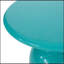Élégante table de bout d'extérieur en métal avec fer thermolaqué durable et aucun assemblage requis, parfait pour la terrasse ou le jardin-711614081
