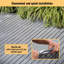 Carreaux de terrasse entrelacés à motif rayé-116437095