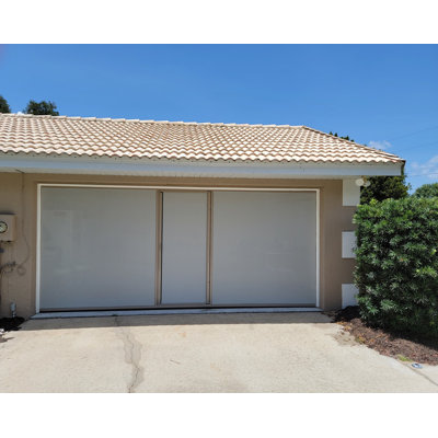 Garage Door Screen with Passage Door (7'H Tall Units)