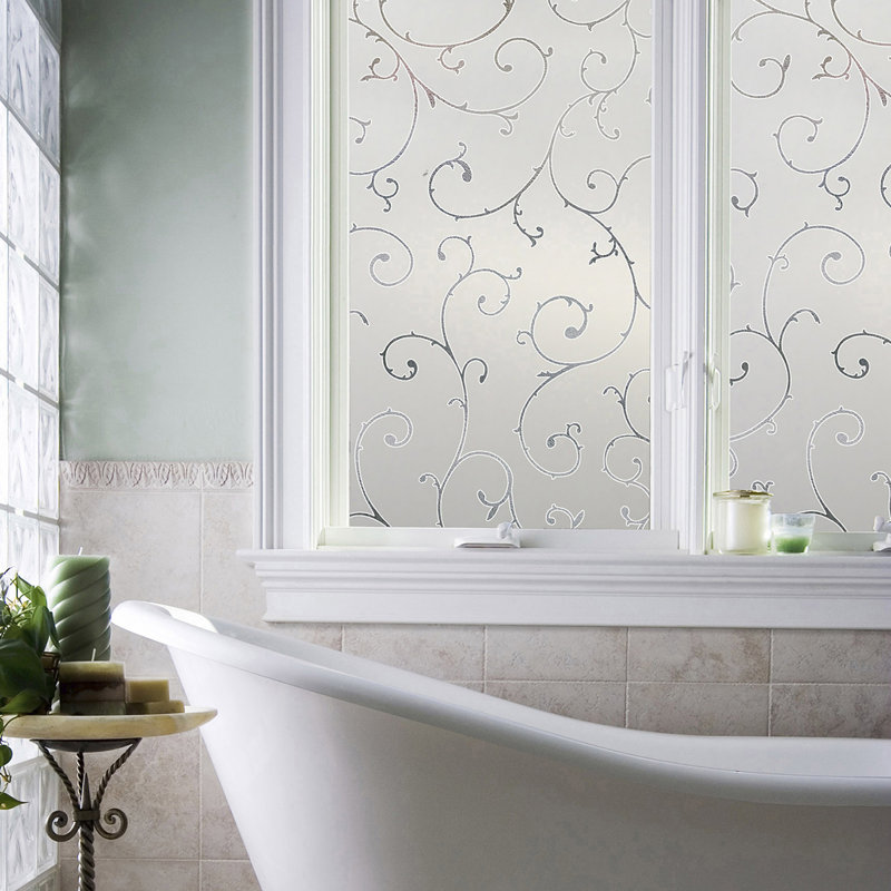 Etched Lace Window Film 24" x 36", 36" H x 24" W