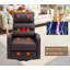 Elsmoriet Faux Leather Heated Massage Chair-1450611057