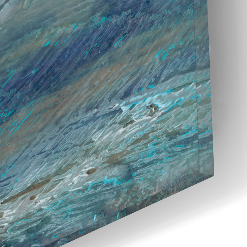 «Marooned 1» par Alicia Ludwig, art mural en verre acrylique, H 16 po x l 12 po x P 0,13 po