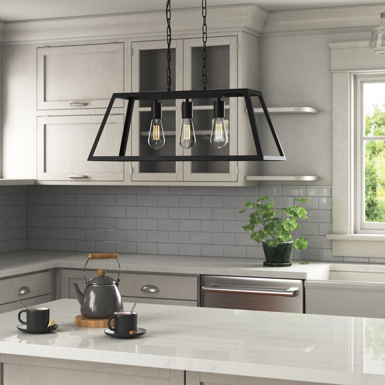 Enciso 3 - Light Kitchen Island Linear Pendant